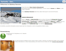 Tablet Screenshot of gaestehaus-panorama.de